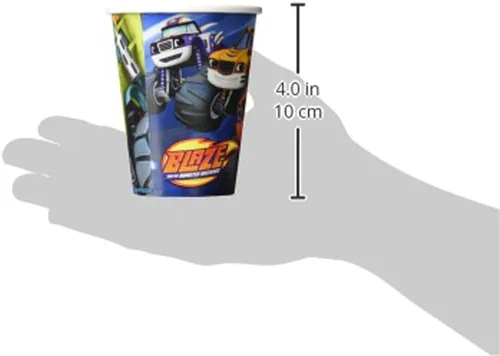 Miniatura 2 de Vasos Blaze and the Monster Machines, 9 onzas, recuerdo de fiesta