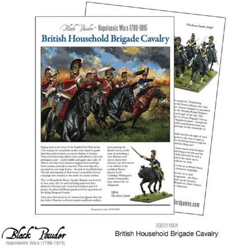 Miniatura 5 de Warlord Games Wargames Delivered Black Powder Brigada Casa Británica Figuras de Caballería 18th & 19th Century Military Wargaming Plastic Model Kit