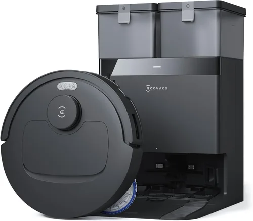 ECOVACS DEEBOT T30C Aspiradora Robot y Trapeadora, Succión de 20,000Pa, Trapeado de Borde Adaptativo TruEdge, Tecnología ZeroTangle 2.0, Lavado con