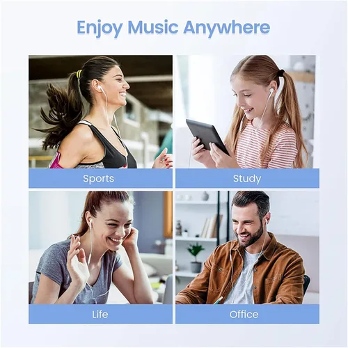 Miniatura 6 de 2 paquetes de auriculares con cable para iPhone, auriculares de 3.5mm con micrófono y control remoto incorporado, llamadas ultra claras y sin ruido