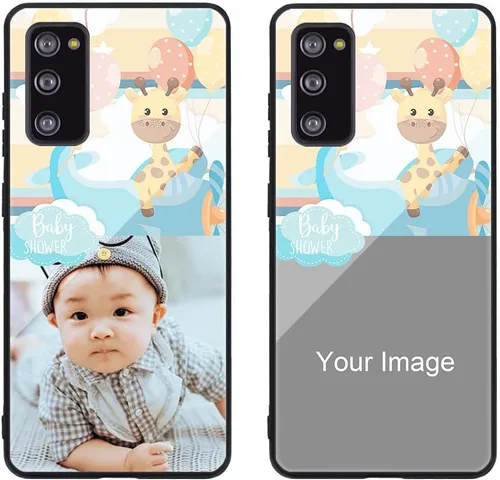 Miniatura 495 de Funda de teléfono personalizada para Samsung Galaxy S22+ / S22 Plus 5G, funda de TPU suave de vidrio templado antiarañazos personalizada con foto
