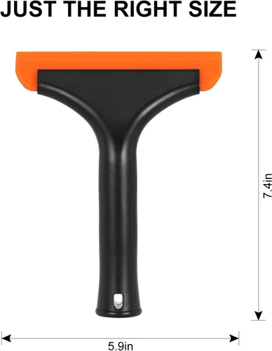 Miniatura 2 de SetSail Escobilla de ducha para puertas de cristal, pequeña escobilla de goma para puerta de vidrio, mini escobilla de silicona para ventana
