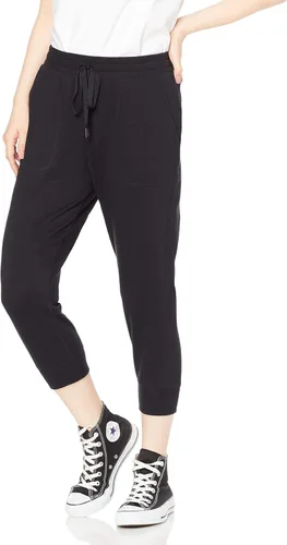 Tienda Essentials Studio - Pantalón deportivo tipo capri de tela terry con ajuste relajado para mujer
