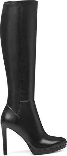Miniatura 2 de Modatope Botas altas hasta la rodilla para mujer, botas de plataforma con punta puntiaguda, botas altas de tacón alto de aguja de 4 pulgadas, botas