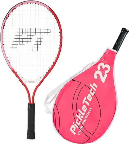 Miniatura 15 de PICKLETECH Kids Tennis Racket for Junior Toddlers Starter Kit 17-25" Tennis Racquet for Girls and Boys with Carry Bag, Lightweight for Beginners Rosa