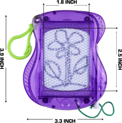 Miniatura 4 de Paquete de 30 mini tableros magnéticos de dibujo para niños (6 colores), clip para llavero, dibujo de garabatos, bloc de escritura, relleno