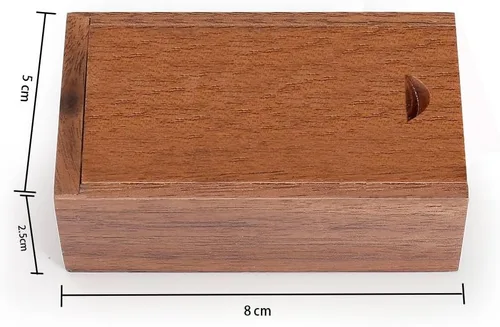 Miniatura 6 de Memoria USB 2.0 de madera novedad 16GB almacenamiento de datos Memory Stick USB Stick girar Pendrive con caja de madera