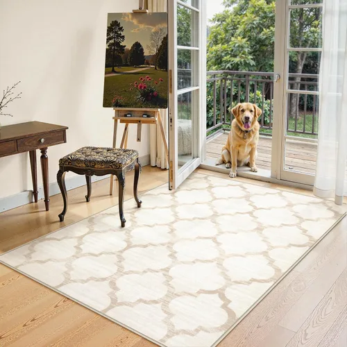 Miniatura 53 de Lahome Alfombra marroquí para pasillo – Alfombra antideslizante lavable de 2 x 6 pies con parte trasera de goma, suave y no desprende pelo, alfombra