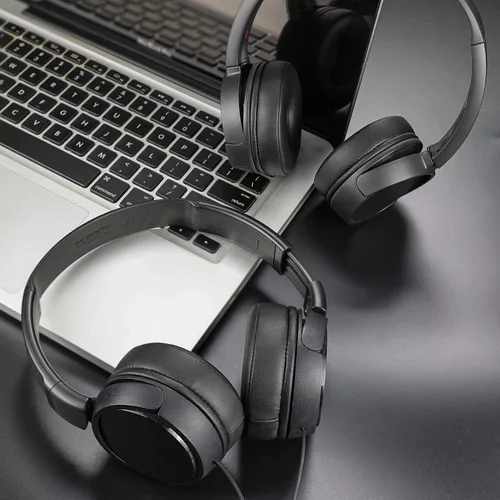 Miniatura 7 de SOULWIT Almohadillas para Sony WH-CH500/CH510/CH520, MDR-ZX100/ZX110/ZX220/XB200/ZX300/ZX330BT, MDR-V100/V150/V200/V250/V300/V400, DR. -BT101 - Negro
