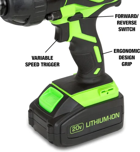 Miniatura 3 de OEMTOOLS 24481 Llave de impacto (uso pesado, llave de 1/2 pulgadas. de ion de litio), 1 unidad