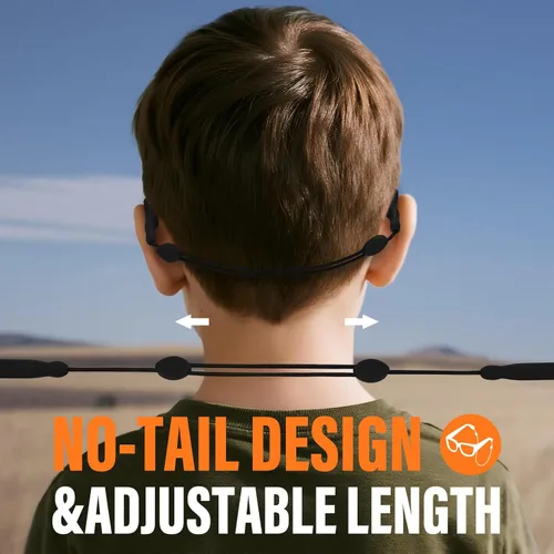 Miniatura 3 de Buyisgle Correa para Gafas de Niños - Correas Cordones para Gafas de Sol Sin Cola para Niños Pequeños y Niñas - Sujetadores de Anteojos Alrededor