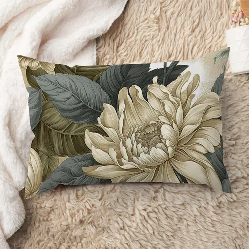 Miniatura 34 de ArogGeld Fundas de cojín de estilo chinoiserie, diseño de flores y pájaros, color rosa rubor, diseño de animales de pavo real, jardín asiático