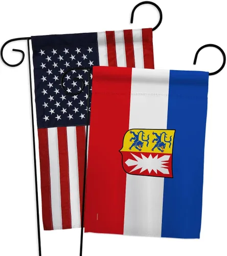 Miniatura 5 de Schleswig Holstein Garden Flags 2pcs Pack Regional Germany States Central Europe Territory Old History Country Particular Area Small Gift Yard House