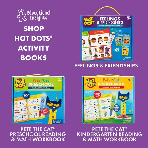 Miniatura 6 de Educational Insights Hot Dots Bolígrafo interactivo con luz, bolígrafo individual, aprendizaje interactivo, compatible con cualquier set Hot Dots