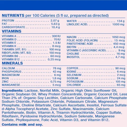 Miniatura 3 de Baby's Only Baby Formula - Fórmula infantil de nutrición completa, polvo a base de leche con hierro, vitamina E, vitamina D, fórmula infantil fácil