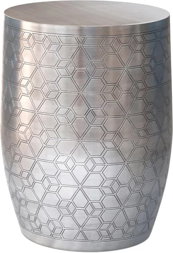 Miniatura 16 de SIMPLIHOME Johnsen Mesa de Metal - Mesa auxiliar redonda de hierro sólido de 15 pulgadas de ancho en latón antiguo, mesa lateral o de esquina boho