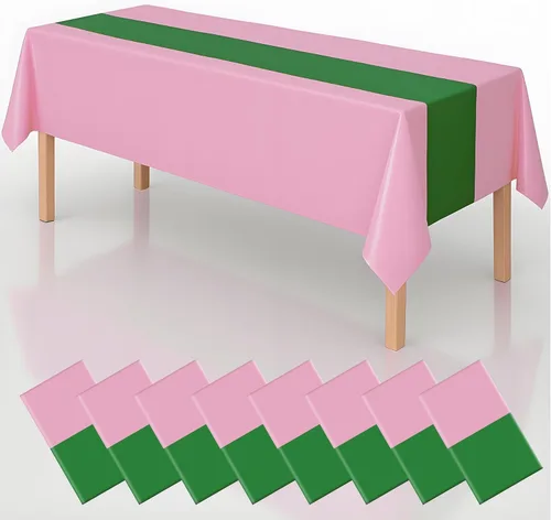 Miniatura 14 de 4 manteles de decoración de fiesta de cumpleaños 2 en 1 con estampado de patas, 54 x 108 pulgadas, mantel de pata de pata, mantel rectangular