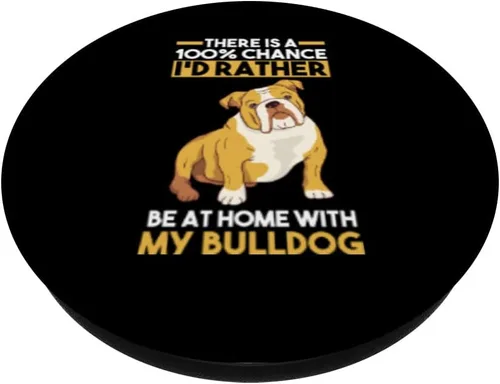 Miniatura 2 de Dog English Bulldog PopSockets intercambiables PopGrip