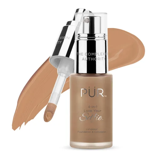 Miniatura 38 de PÜR MINERALS 4-in-1 Love Your Selfie Foundation & Concealer - Longwear Medium-to-Full Coverage Liquid Makeup Foundation with Hydrating Blend for