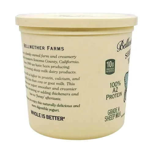 Miniatura 11 de Bellwether Farms Yogur de oveja simple, 24 onzas