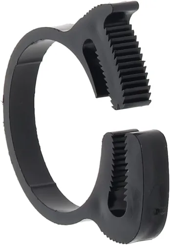 Miniatura 30 de Abrazaderas de manguera de agarre de 0.484-0.559 in de nailon ajustable de plástico resistente rápido doble agarre para fontanería, aplicaciones