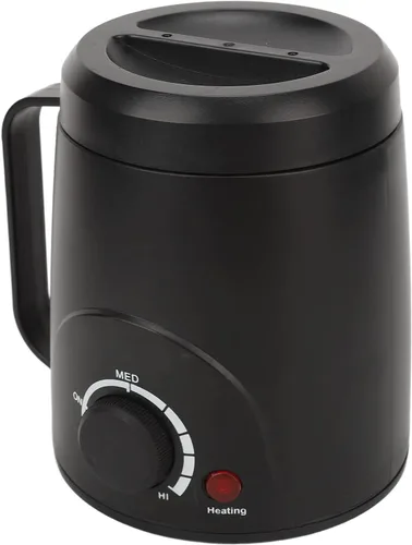 Calentador eléctrico de cera para depilación, calentador de cera de temperatura ajustable de calentamiento rápido, olla de fusión de cera portátil