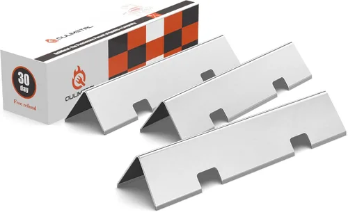 Miniatura 11 de QuliMetal Barras Saborizadoras de 15.3 pulgadas para Parrillas Weber Spirit E310, Spirit 300, Spirit II 300, E315 E320 E330 S310 S315 S320 S330