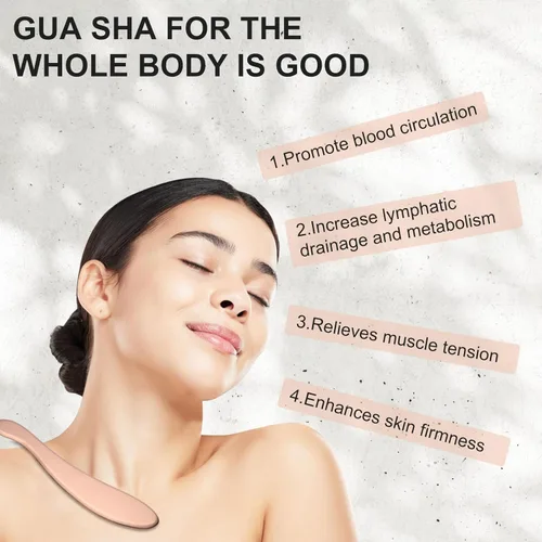 Miniatura 4 de MagEnergy Gua Sha Tool - Masajeador de espalda de cobre puro, tablero de guasha para cuello y cuerpo, regalos especiales para abuelos, padres, amigos