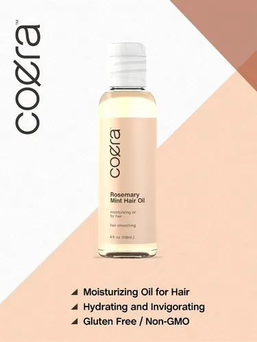 Miniatura 4 de Coera Aceite para el cabello de menta de romero 4 onzas líquidas Hidratante, hidratante y nutritivo SLS, fragancias y sin parabenos