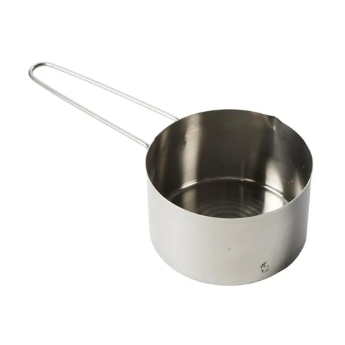 American Metalcraft Taza medidora de acero inoxidable de 1-1/2 taza, plateada