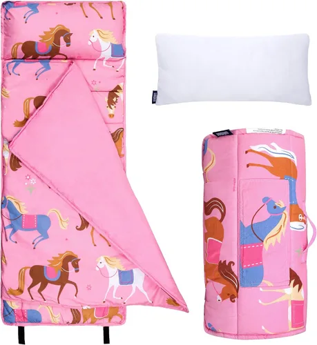 Miniatura 16 de Wildkin Tapete infantil de microfibra para siesta con almohada para niños y niñas, tapete suave y acogedor para guardería, preescolar, jardín