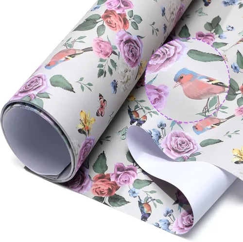 Miniatura 10 de Gersoniel 10 hojas de forros de cajones para aparadores, revestimientos de cajones perfumados, papel perfumado no adhesivo para estantes fragantes