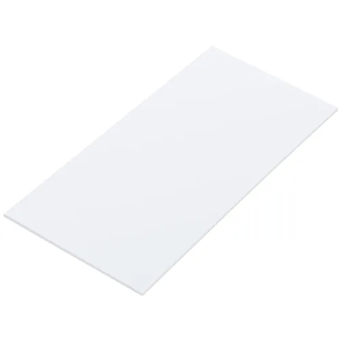 MECCANIXITY UHMW Hoja de polietileno de peso molecular ultra alto, hoja de plástico duro, 6.1 x 12 pulgadas x 0.12 pulgadas, color blanco