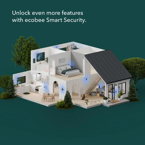 Miniatura 7 de ecobee Paquete de Seguridad con Cámara de Timbre Inteligente (Cableado) + SmartSensor para Puertas y Ventanas (Paquete de 2)