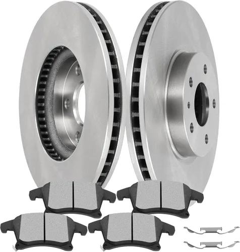Miniatura 21 de SCITOO Brake Kits For Jeep For Cherokee 1999-2001,For TJ 1999-2006,For Jeep For Wrangler 2000-2006 Front Drilled & Slotted Disc Brakes Rotors and