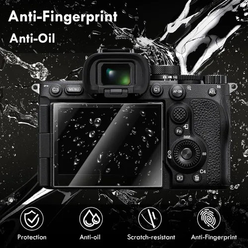 Miniatura 6 de Rieibi Protector de pantalla para cámara Hasselblad X2D/X2D II 100c (para accesorios), dureza 9H de 0.010 in, película de vidrio templado universal