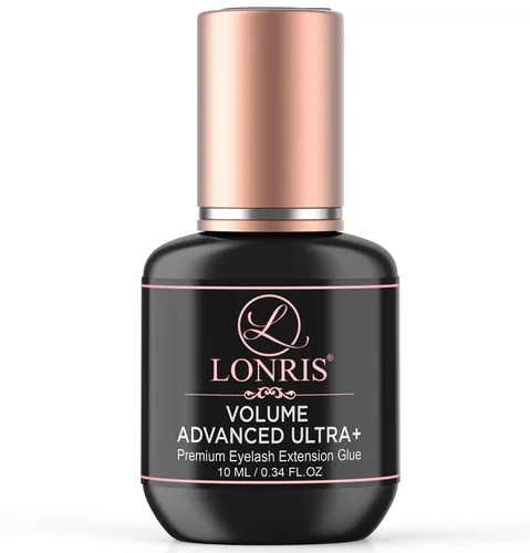 Miniatura 9 de 7-8 semanas de retención/extensión de pestañas volumen de pegamento avanzado Ultra+ LONRIS Lash 0.2 fl oz/1-2 segundos tiempo de secado/unión