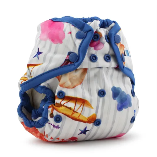 Miniatura 8 de Kanga Care Rumparooz - Funda de tela reutilizable con refuerzo de doble pierna, tamaño único, Aplix Quinn de 6 a 35 libras