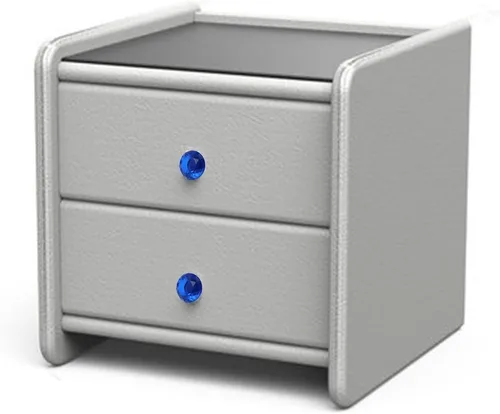 Miniatura 4 de CZC Home - 10 perillas de vidrio de diamante con asa tractora para gabinetes, armarios, cajones, cómodas, libreros, guardarropas