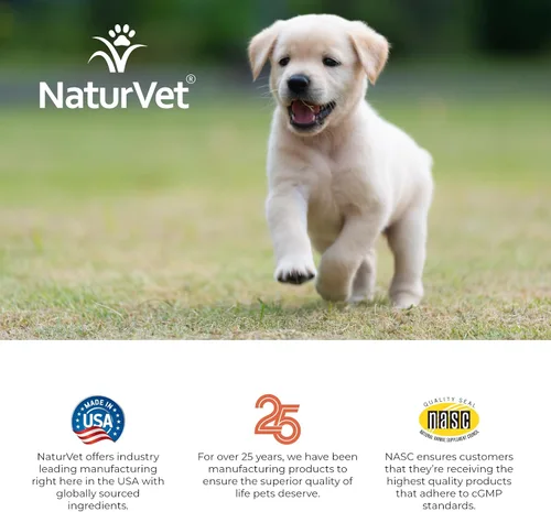 Miniatura 9 de NaturVet VitaPet Puppy Vitaminas diarias para perros - Además de ayuda para el aliento - Formulado específicamente para proporcionar a los cachorros