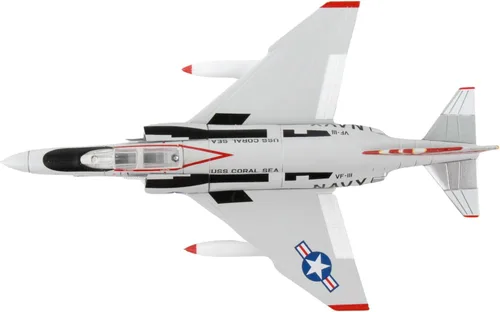 Miniatura 10 de Daron Worldwide Trading Postage Stamp F-4B Phantom II Sundowners Vehículo (Escala 1/155)
