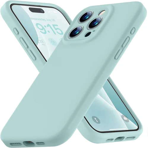 Miniatura 94 de Funda compatible con iPhone 13 de 6.1 pulgadas, de silicona líquida premium [forro de microfibra suave antiarañazos], goma de gel, protección Uva
