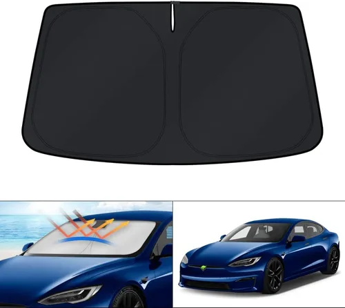 Miniatura 126 de KUST - Parasol plegable para parabrisas para Ford Ranger, accesorios 2019-2025 2026, parasol personalizado para ventana, protector solar plegable