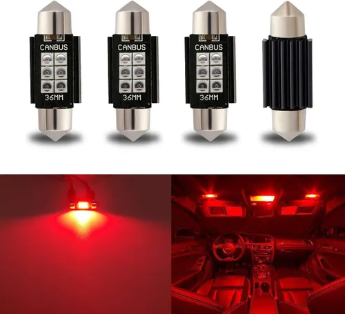 Miniatura 12 de iBrightstar DE3175 DE3021 Festoon de 9-30 V - Focos LED de 1.25 pulgadas (31 mm) extremadamente brillantes y sin errores para luces