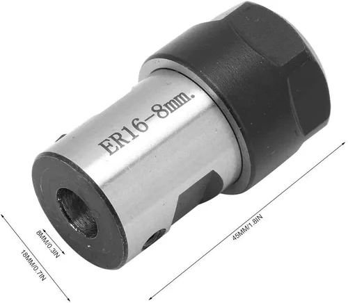 Miniatura 3 de C20-ER16-40L Barra de herramientas de sujeción del eje del motor del eje del soporte del portabrocas para máquina de fresado de listón (0.315 in)