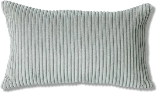 Miniatura 251 de Artscope Fundas de Almohada de Pana a Rayas Acogedoras Súper Suaves Decorativas Cuadradas Fundas de Cojín para Sofá Sillón Dormitorio Decoración