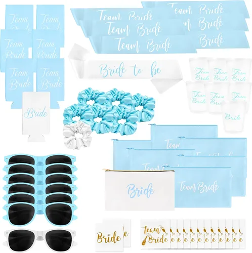 Miniatura 9 de Kit de 56 piezas de regalos para despedida de soltera, regalos de propuesta de dama de honor y accesorios para novias Decoraciones de novia