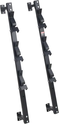 Miniatura 9 de VEVOR - Soporte de recortador de 3 plazas para remolque, estante para malezas con cerradura de combinación de aleación de zinc, montaje en camión
