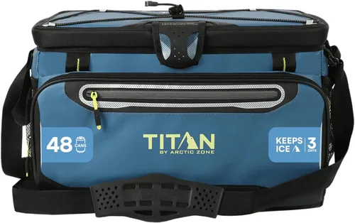 Miniatura 16 de Titan by Arctic Zone Deep Freeze Cooler - Zipperless Hardbody Cooler - Deep Freeze Insulation, HardBody Liner, and SmartShelf Seagrass