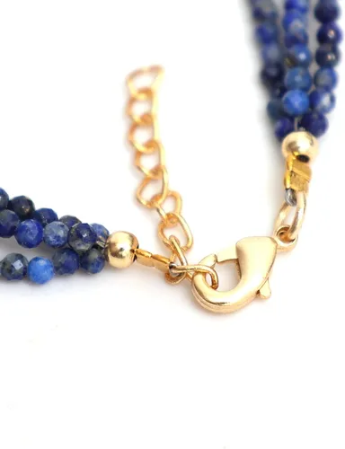 Miniatura 29 de Gempires Natural Multi Strand Beaded Bracelets Lightweight Handmade Gemstone Jewelry Hypoallergenic 8 Inch Gold Plated Stylish Everyday Wear Jewelry
